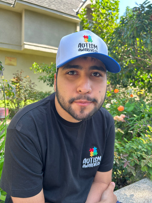 Autism Awareness Embroidered Cap (Blue)